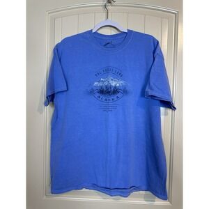 Alaska American Souvenir Country AK USA Adult Short‎ Sleeve t-shirt sz XL